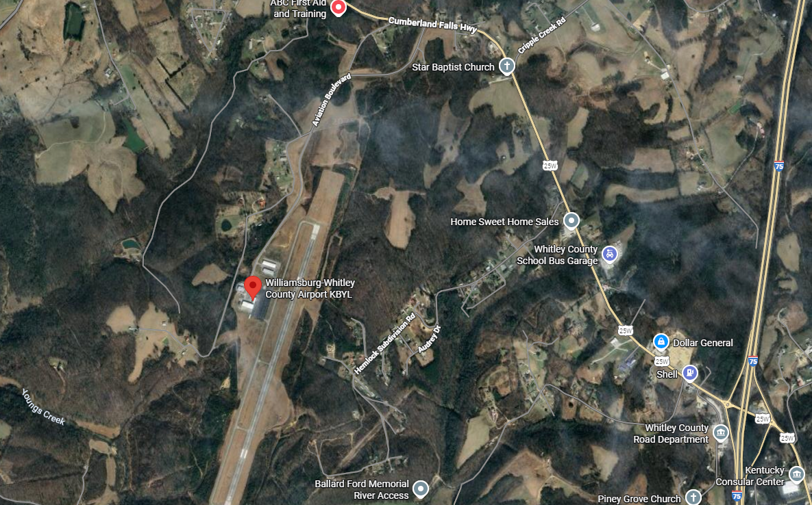 Williamsburg Whitley County Map